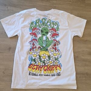 Graphic Alien T-Shirt - White
